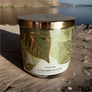 Goose Creek 3-Wick Candle- Lakeside Leaves (14.5 oz)